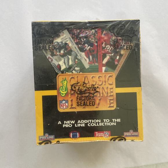 1993 Classic Pro Line Live Football Box - Picture 2 of 7